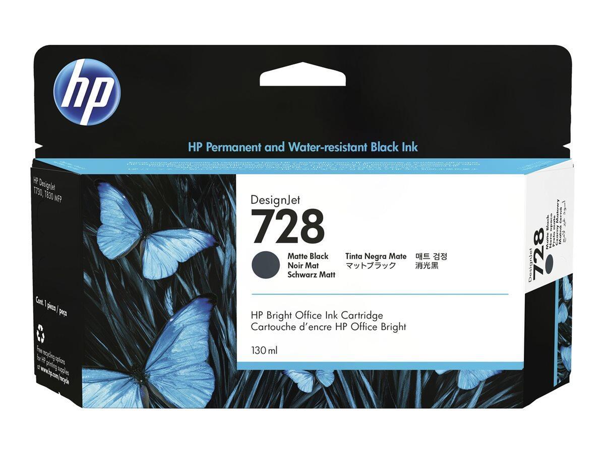 HP Original 728 Druckerpatrone - mattschwarz (3WX25A)