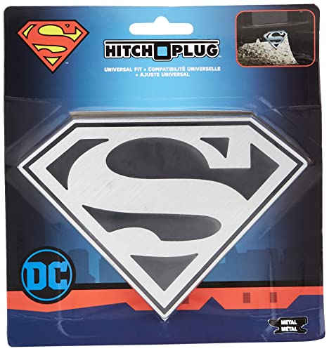 Plasticolor 2225 Billet Aluminium Superman Logo LKW SUV Anhängerkupplung Abdeckung – 5,1 cm und 3,2 cm