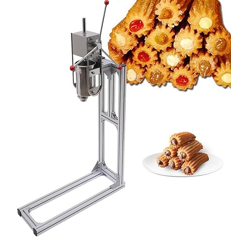 lwjunmm Churro-Maker-Maschine | Spanischer Donuts-Maker | Churro-Maschine, kommerzielle Churros-Maschine, 3L, spanisch, aus Edelstahl, für den Einsatz in Restaurants und Bäckereien zu Hause,5L