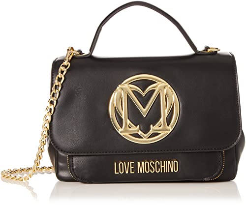 Love Moschino Damen Jc4037pp1gld000 Handtasche, Schwarz