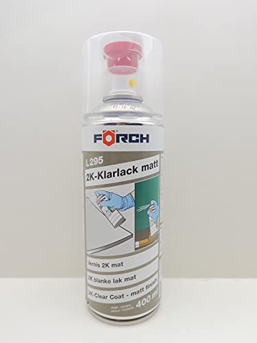 2K KLARLACK MATT LACK SPRAYDOSE DOSE KRAFTSTOFF BESTÄNDIG FÖRCH 400ML (1)