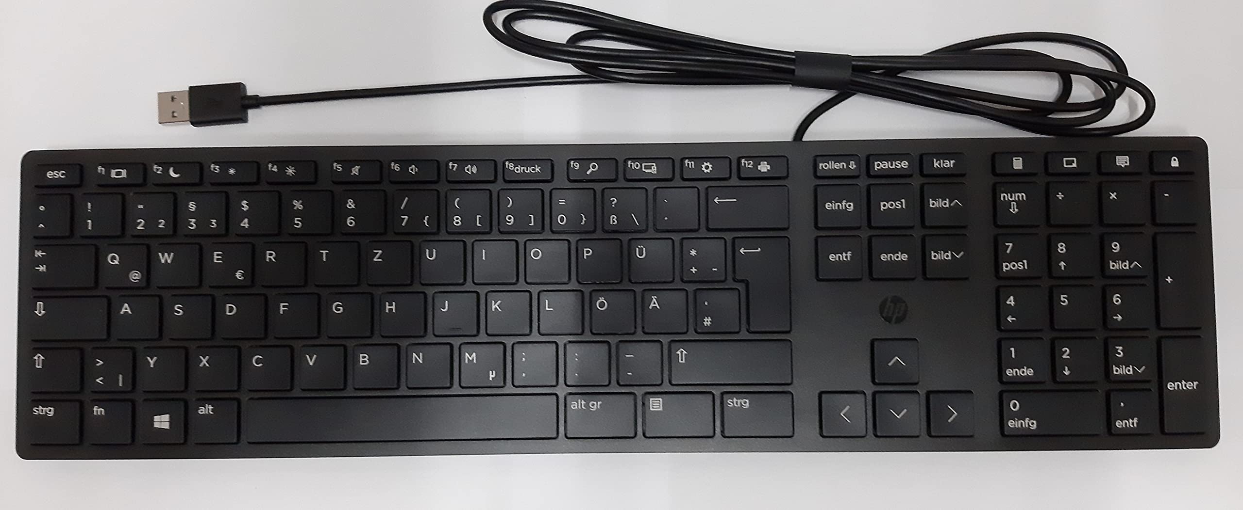 HP INC Halley USB Slim Keyboard Germany - P/N: L96909-041