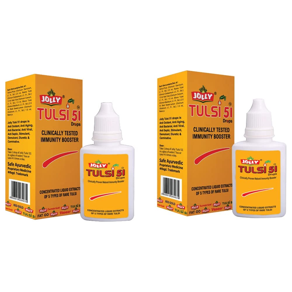 Jolly Tulsi 51 Tropfen, 18 ml, 3 Stück