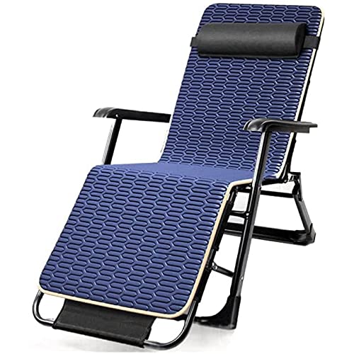 YTGDBDG Zero Gravity Relaxsessel, Klappbare Liegestühle für den Garten, Sonnenliege, Mit Latexpolster, Für Strand, Terrasse, Garten, Camping Im Freien