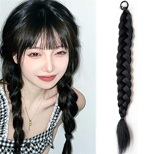 Pferdeschwanz Haarteil Neue Konkubine Synthetische Blase Twist Pferdeschwanz Hochelastische Perücke Frau Haarseite Natürliche Laterne Geflecht Pferdeschwanz Haarverlängerung(Size:2 pcs,Color:P18/613_1