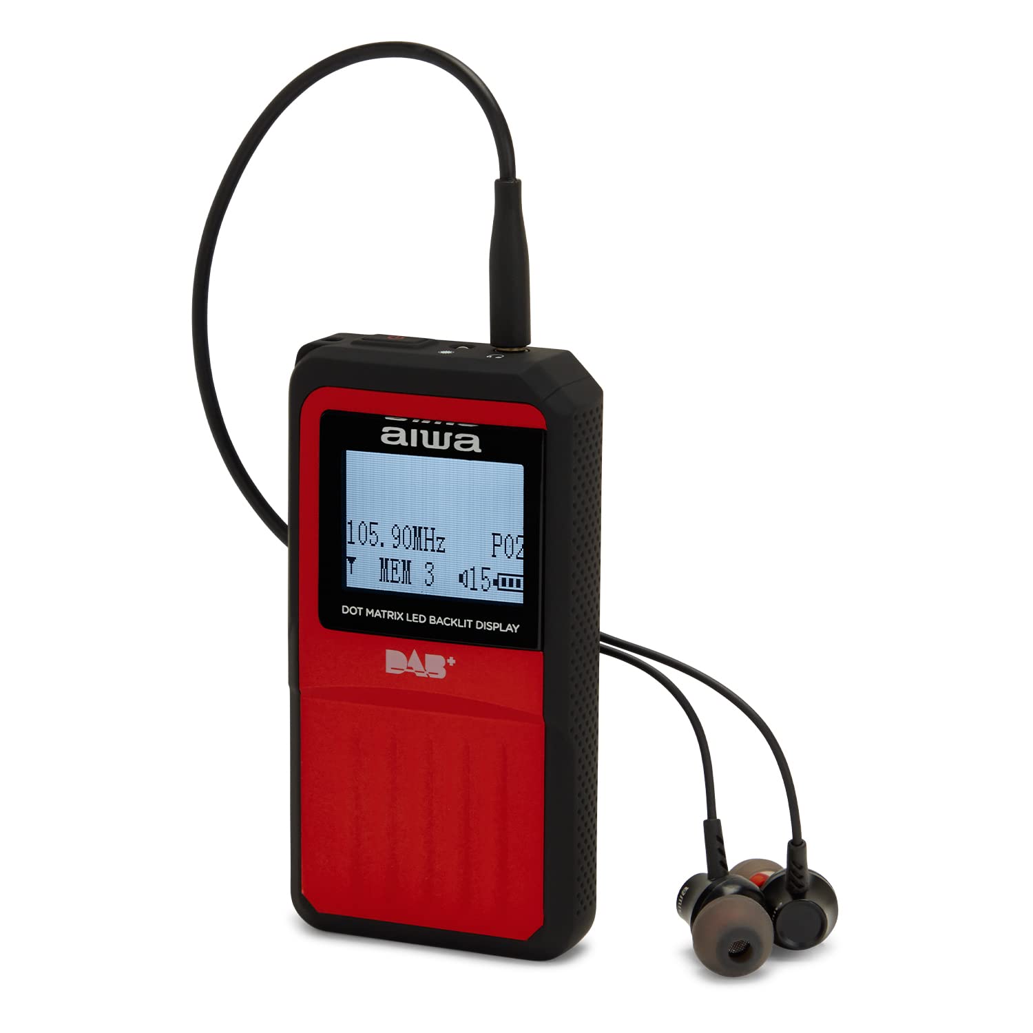 AIWA RD-20DAB/RD Taschenradio Rot