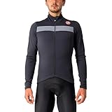 CASTELLI Herren Puro 3 Jersey FZ Sweatshirt, Hellschwarz/Silber Reflex, S