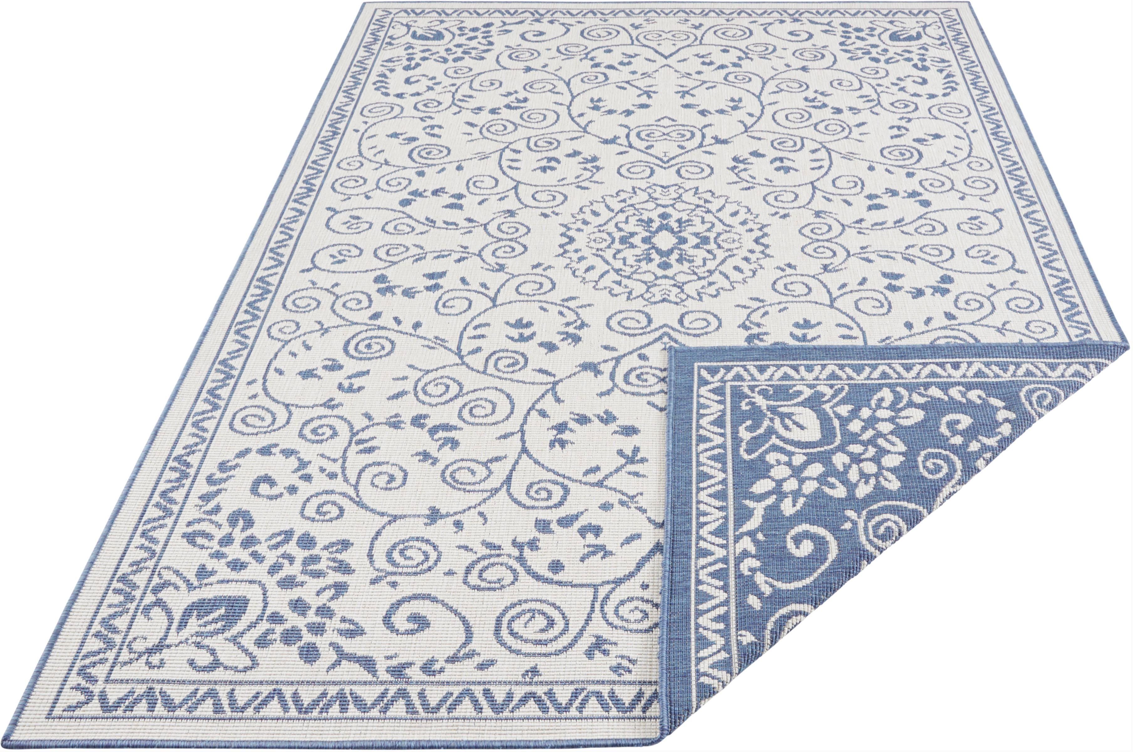 NORTHRUGS Teppich "LEYTE Wendeteppich", rechteckig, In-& Outdoor, Teppich, Vintage, Wetterfest, Balkon, Garten, Wohnzimmer 2