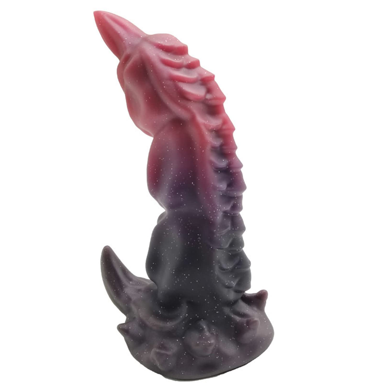 YZBBSH Realistischer Dildo Drachen schwanz Anal Plug mit Starker Saugnapf,24.5 cm Analdildo silikon Weichen Penis für Anal G-Punkt Stimulation für Frauen und Männer