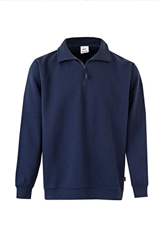 Velilla 105702 Sweatshirt Mit Reißverschluss, Navyblau, Größe 3XL