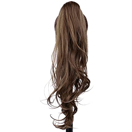 Ponytail Extension/Haarteil 32-Zoll-Kunststoff-Flexible Wrap-Around-Pferdeschwanz-Länge Pferdeschwanz-Verlängerungen Blonde Pferdeschwanz-Haarteile for den täglichen Gebrauch von Frauen Pferdeschwanz