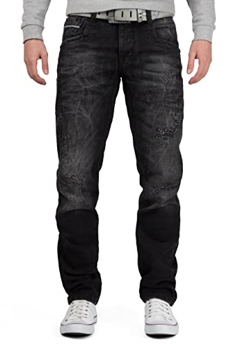 Cipo & Baxx Herren Jeans CD104-bans Black W29/L30