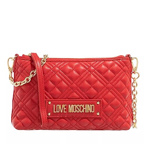 Love Moschino Damen Borsa Quilted Pu Rosso Umhngetasche, Denimblau