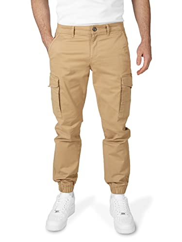 WOTEGA Odin Herren Cargo Hose - Cargohosen Für Männer - Cargo Herrenhose, Beige (Incense 161010), W32/L32