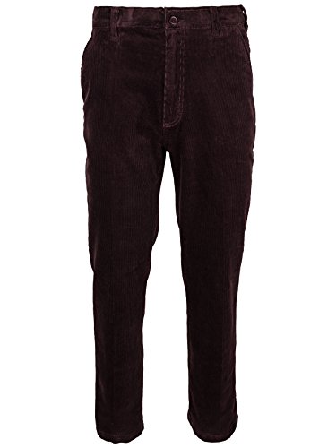 SOUNON Herren Cordhose, Stretch - Dunkelbraun, Groesse: 60