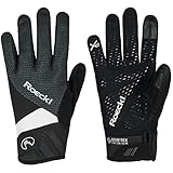 Roeckl Runaz Winter Fahrrad Handschuhe lang schwarz/weiß 2023: Größe: 8