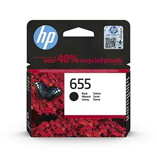 HP 655 - 14 ml - Schwarz - Original - Tintenpatrone - für Deskjet Ink Advantage 4615, Ink Advantage 4625, Ink Advantage 5525, Ink Advantage 6525