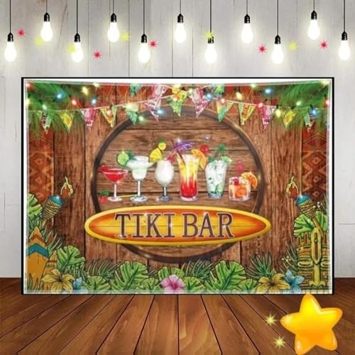 Sommer Tropisch Hawaiianisch Hintergrund Foto Karikatur Kuste Geburtstag Hintergrund befreit Baby Dusche Heiße Dekoration Banner 350x230cm