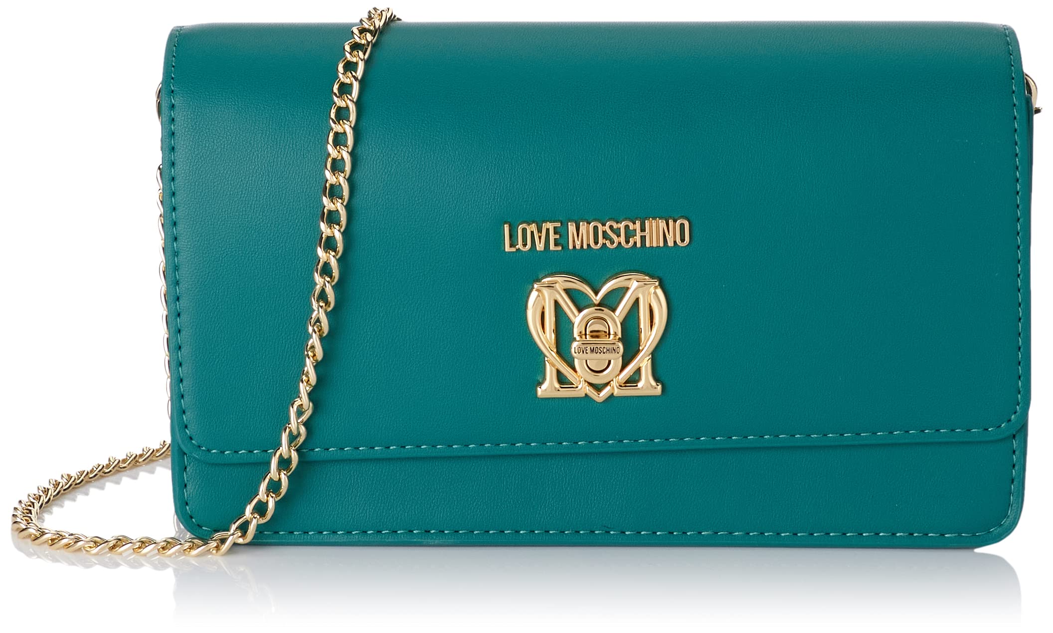 Love Moschino Damen Jc4393pp0fko0850 Umhängetasche, grün, Einheitsgröße