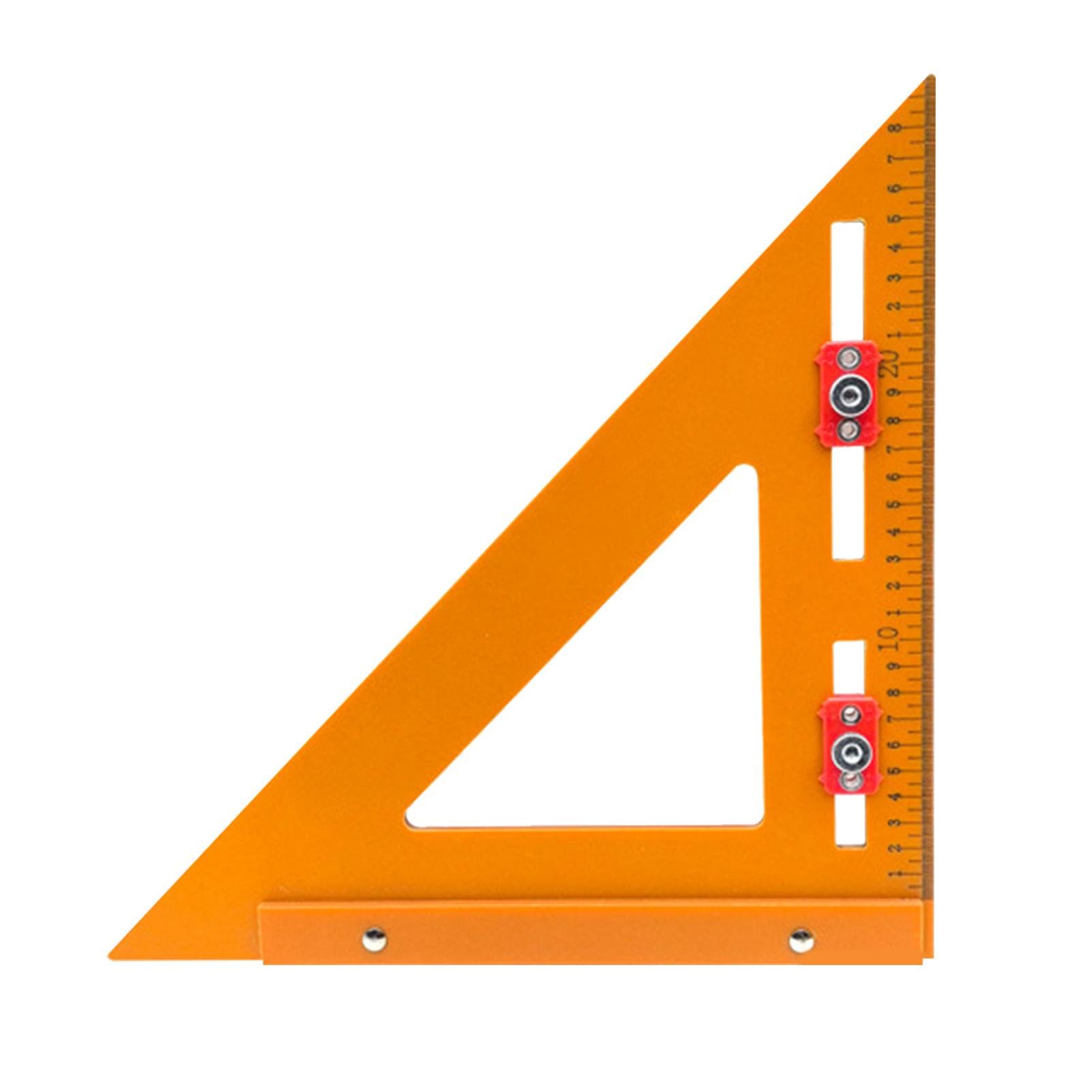 Dreieckiges Lineal für Positionierung – Präzisions-Lineal für die Positionierung von Löchern | Dreieckslineal 2-in-1 | -Lineal | Lineal für Dachdecker | Lineal
