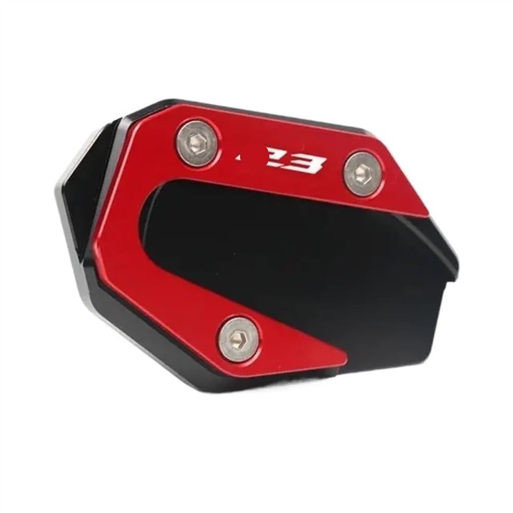 AXCAR Motorrad-Ständer-Seitenständer-Verlängerungspolster-Stützplatte Für Y&amaha Für MT-03 Für MT-25 Für MT03 Für MT25 Für YZF-R3 Für YZF-R25 Ständer Stützpolster