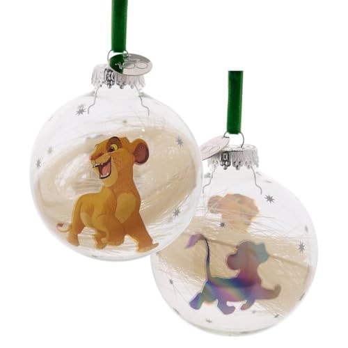 Disney 100 - Weihnachtskugel aus Glas - Simba