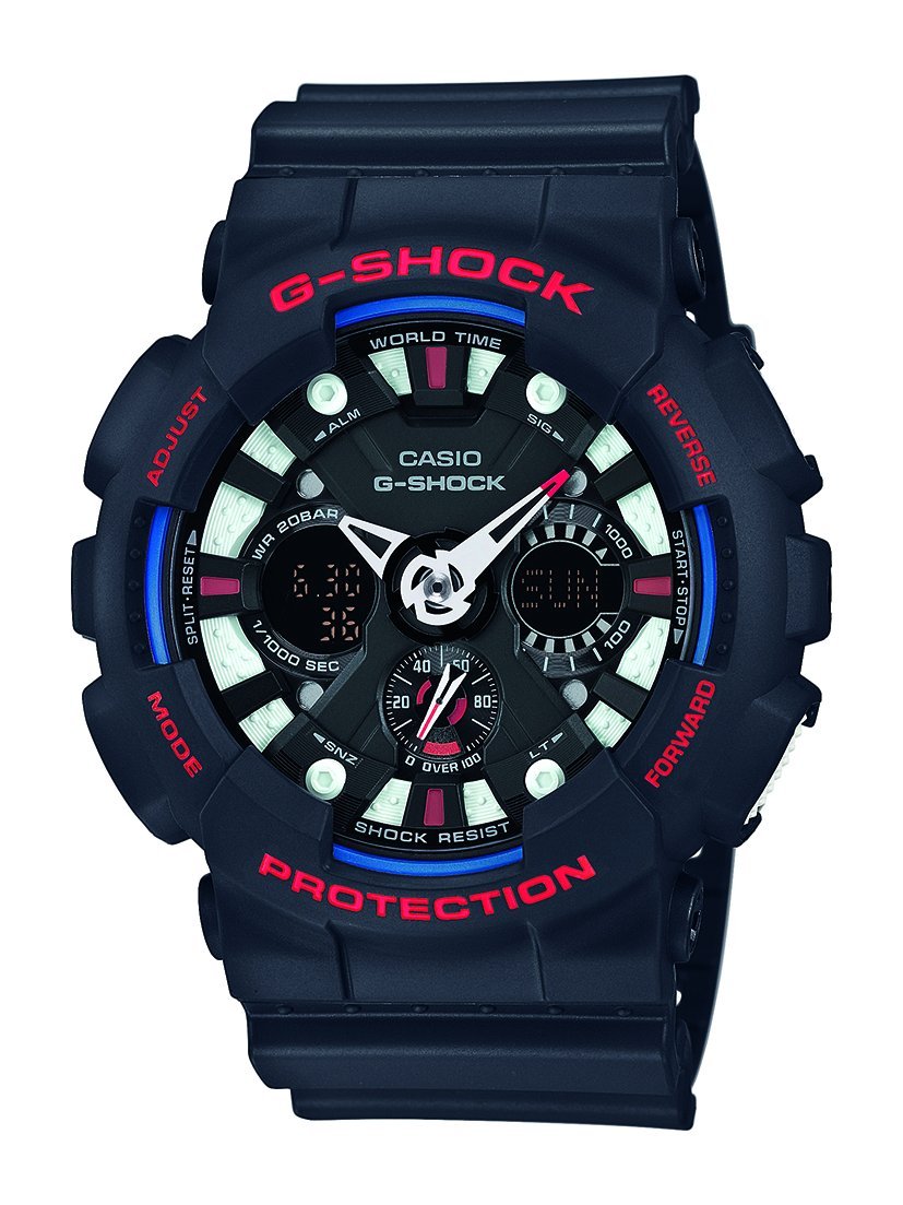 Casio Herren-Armbanduhr G-Shock Analog - Digital Quarz Resin GA-120TR-1AER