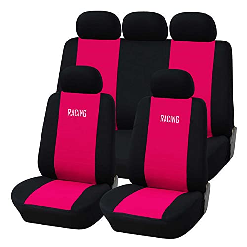 Lupex Shop Universal Autositzbezüge A19M, Fuchsia/Schwarz