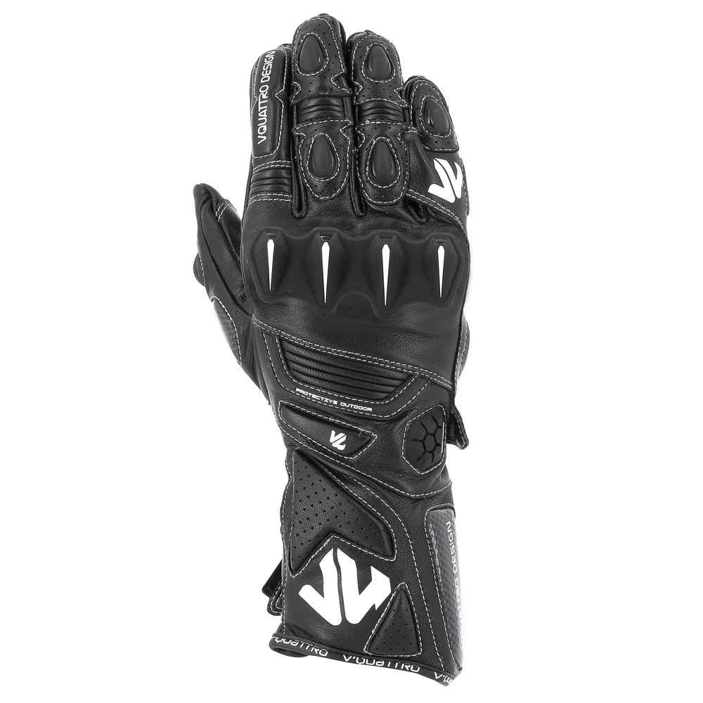 V Quattro Design Rr 18 Herren Handschuhe, Schwarz, Größe 2XL