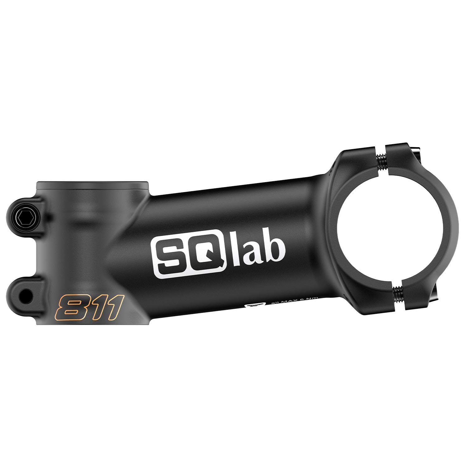 SQlab 2434 Unisex – Erwachsene 811 2.1 Fahrrad Vorbau, Schwarz, 70 mm - 7°