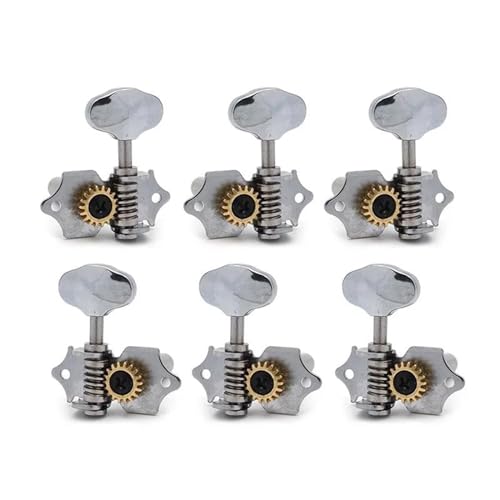 Strings Tuning Pegs Mechaniken Für Gitarre Gitarre Locking Tuner Tuning Nagel Maschine Kopf Mittelloch Ersatzteile (Color : 3R3L)