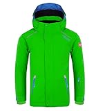 Trollkids Kinder Holmenkollen PRO wasserdichte Winterjacke Skijacke, Hellgrün, Größe 116