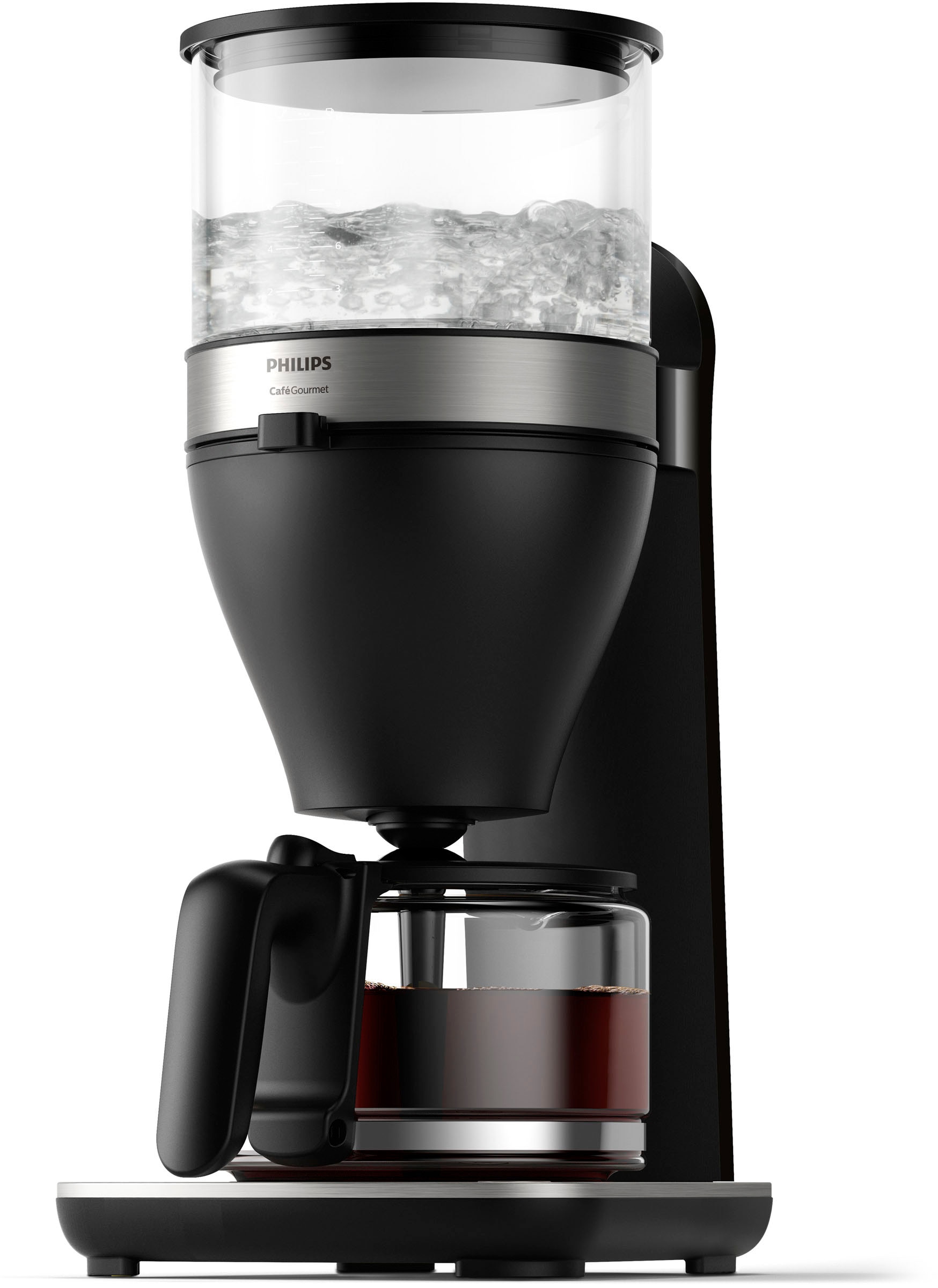 Philips Filterkaffeemaschine "Café Gourmet HD5416/60", 1,25 l Kaffeekanne, Tropfstopp und Abschaltfunktion, Direkt-Brüh-Prinzip