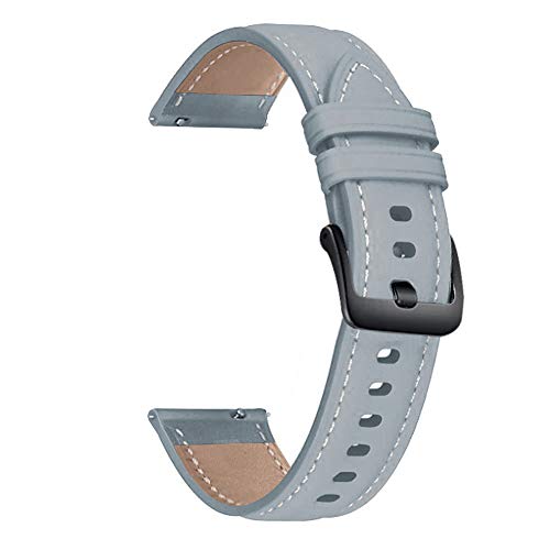 OPKDE Echtes Lederarmband für Garmin Vivoactive 3 4 Venu SQ / 2 Plus Forerunner 645 245 M 158 55 Smartwatch-Armbänder, For Forerunner 645, Achat