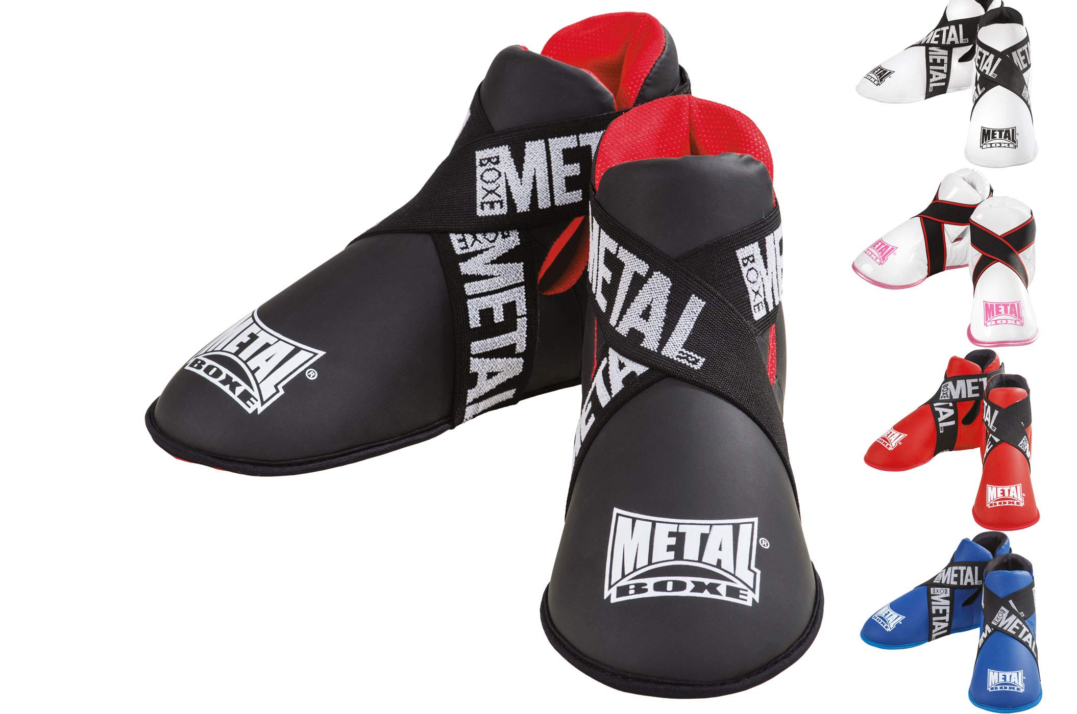 METAL BOXE Protège-Pieds Noir Taille M