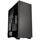 Kolink Stronghold Barricade Gaming PC Gehäuse EATX mit Abnehmbares Verdeck, Aufklappbar Tempered Glas Tür, 2X 120mm Lüfter PC - Midi Tower E ATX Gehäuse - Gamer PC Case - Gaming PC Hülle