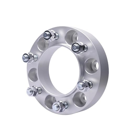 Spurverbreiterungen Für Toyota Für Land Für Cruiser Für Prado Spurverbreiterung 6 X 139,7 CB 106,1 Geschmiedete Aluminiumlegierung 2 Stück (1 Paar) Wheel Spacer(Silver Spacer 35mm)