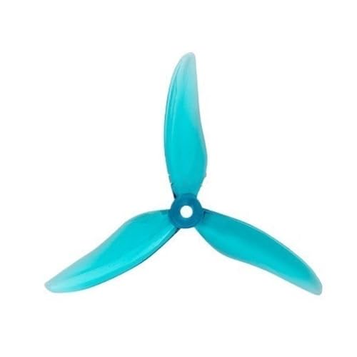 LSFWJP for Gemfan 24PCS/12 Pairs for Hurricane 51499 5 Zoll 3-Blatt Propeller for RC Drone FPV Racing Freestyle 2207 2306 Motor for Nazgul5 LAL5 (Color : 12 Pair Blue)