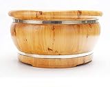 Fußbadewanne aus Holz, Geschenk für den Haushalt, Fußbadewanne, Fußbadewanne aus Holz, Sauna-Fußbadewanne, Massage, Spa, Sauna, Einweichen. Handgefertigte Fußbadewannen aus Holz, Fußbadewanne aus