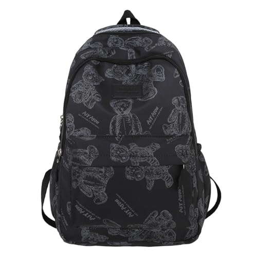 Rucksack Bärenmuster Student Schule Reiserucksack Große Kapazität Laptop Rucksack Lässige Tagesrucksäcke