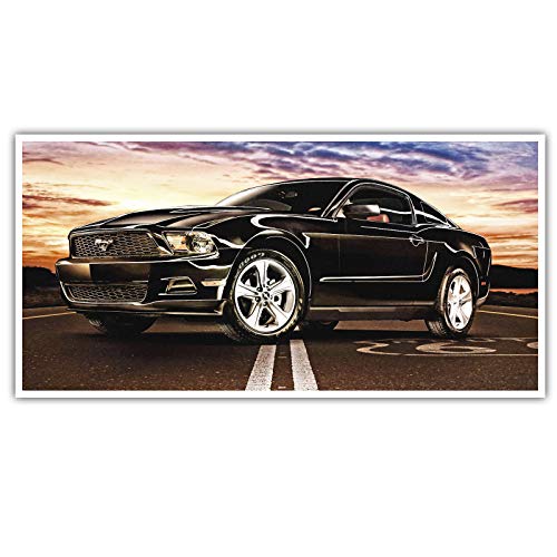 CanvasArts Ford Mustang - Poster (120 x 60 cm, Poster)