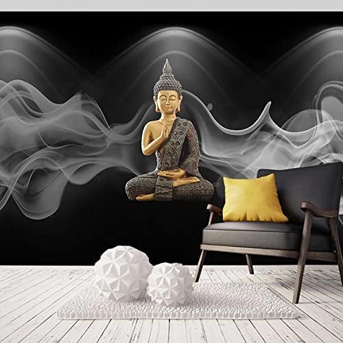 Abstrakte Buddha-Skulptur 3D Tapeten Wanddekoration Fototapete Sofas Wohnzimmer Wandbild Schlafzimmer-200cm×140cm