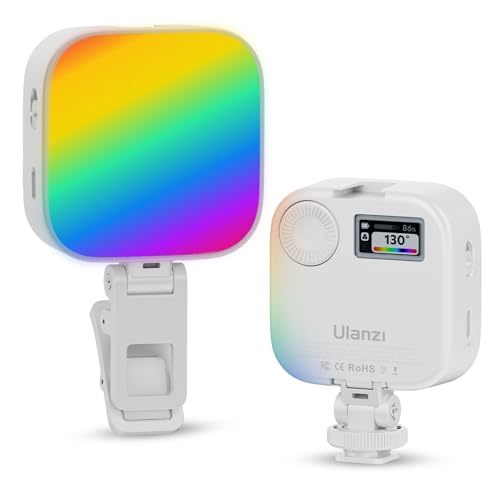 Ulanzi U60 RGB-Videoleuchte – 2.500 mAh Battery — Einstellbare Farbtemperatur – Schwarz