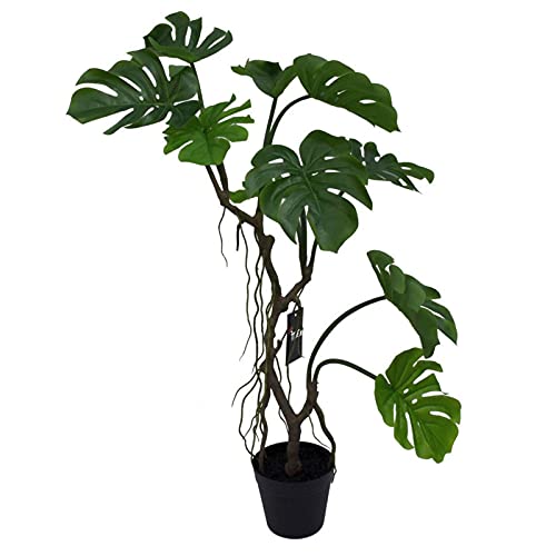 Leaf Realistische künstliche Monstera-Käsepflanze