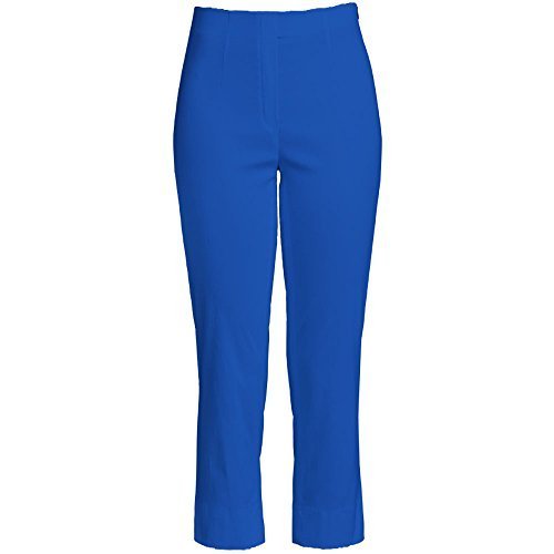 Robell Marie 07 Slim Fit Stretchhose Schlupfhose Damen Capri Hose #Marie 07 (52, Royalblau(67))