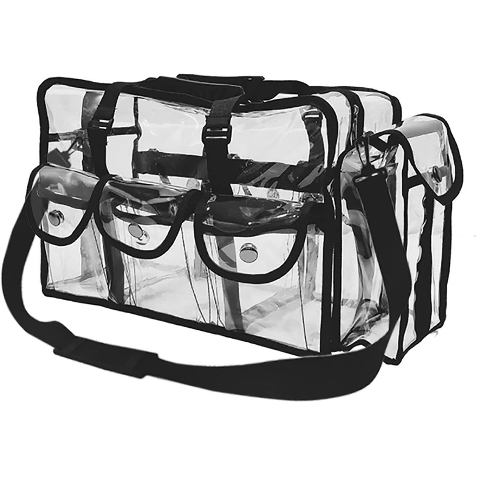 Make Up Tasche Für Frauen Und Mädchen Reise Kosmetiktasche Große Kapazität Kulturbeutel Reißverschluss Kosmetik Transparent Strand B