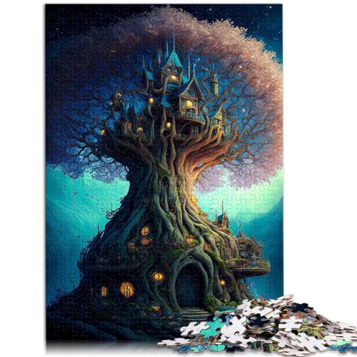 Puzzles für Märchen, 1000 extragroße Teile, Holzpuzzle für Puzzles, interessante Puzzles zur Stressreduzierung (50 x 75 cm)