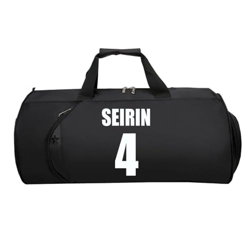 Reisetasche HandgepäCk, Wasserabweisend Sporttasche mit Schultergurt, Weekender Tasche Herren Damen Flugzeug(Black 8)