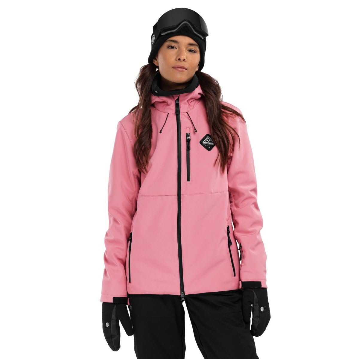 SIROKO - Softshell Skijacke für Damen W2-W Lollipop - M - Bubblegum Pink