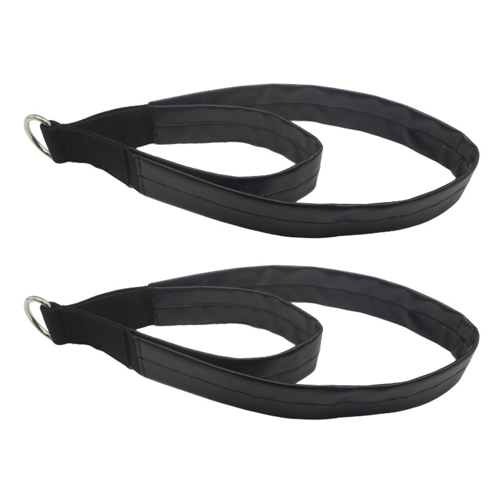 ZHENNB 1 Paar Pilates Doppelringe Gurt Ersatz Fitness D-Ringe Gurt Pilates Stretch Strap Widerstandsband Yoga Zubehör